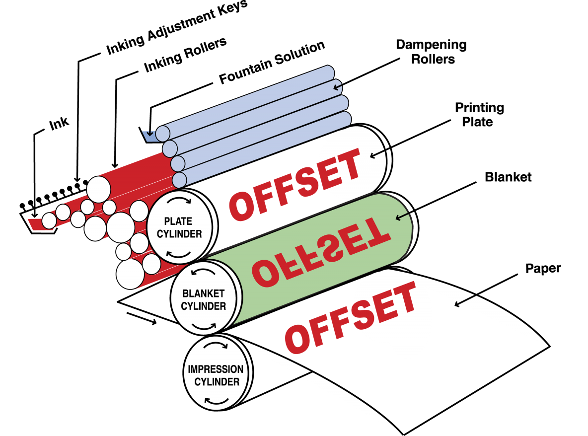 How Offset Printing Works Evergreen Printing